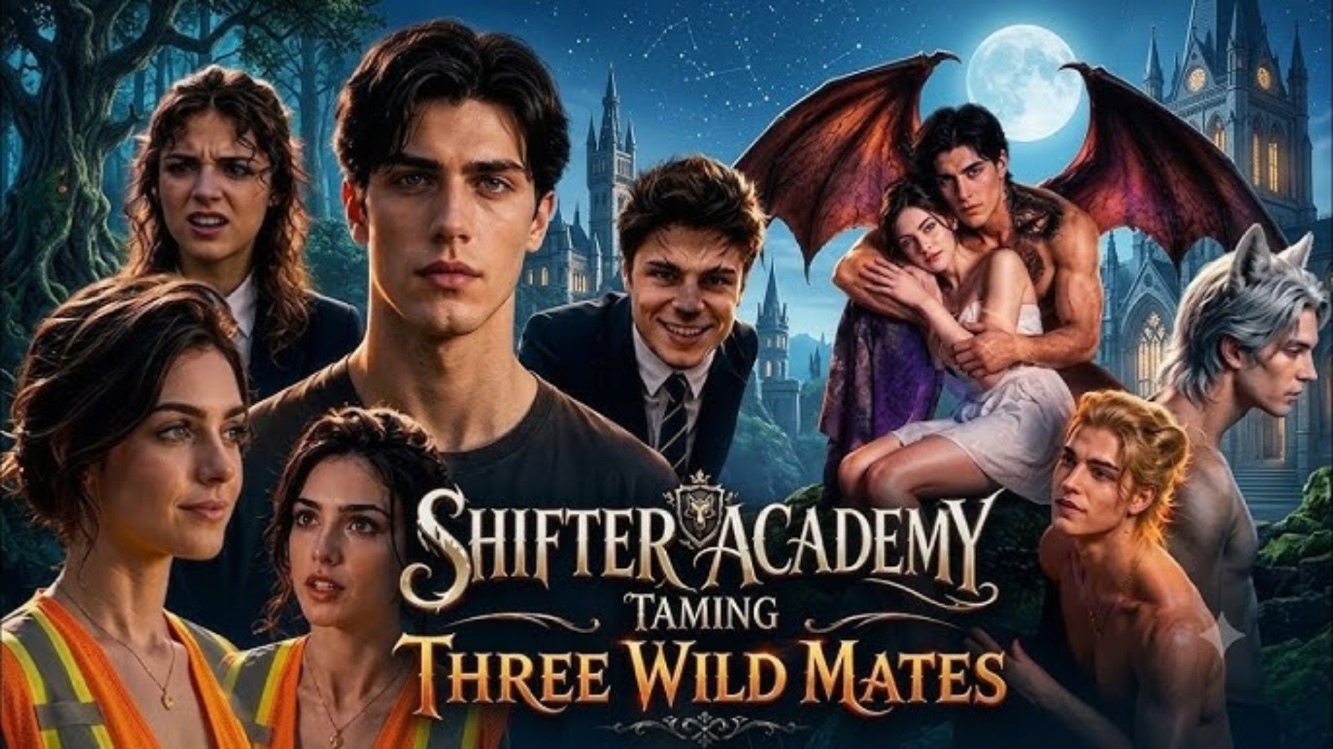 Shifter Academy: Taming Three Wild Mates key art